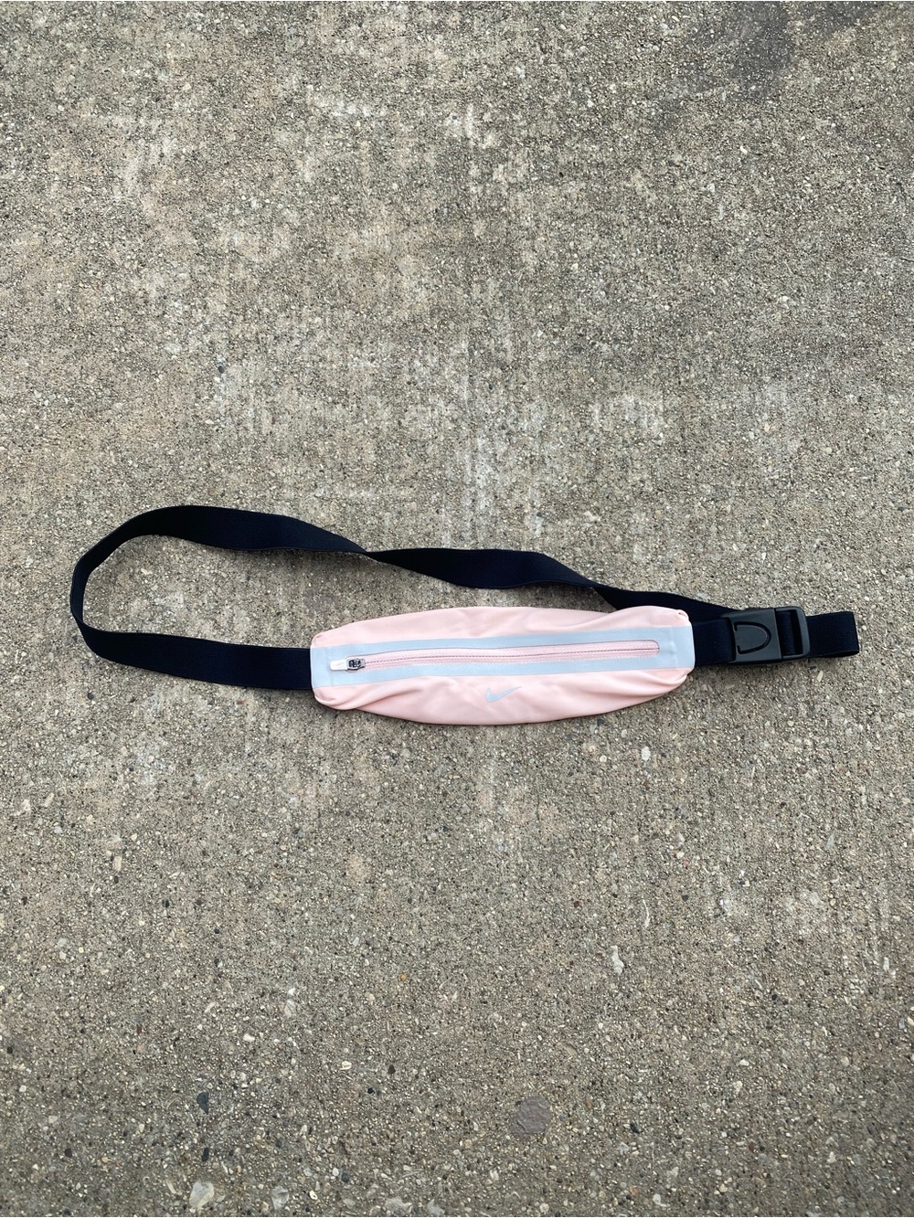 Nike Pink Running Waist Belt with Black Strap